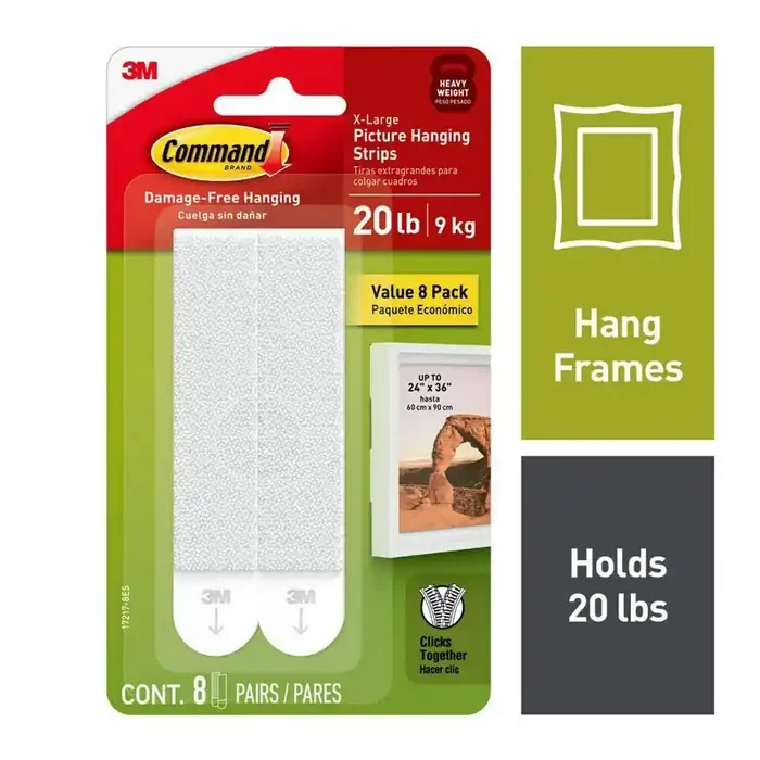 Command 8pk Heavy PHS Adhesives