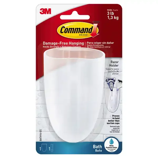 Command Bath Razor Holder 1 ea