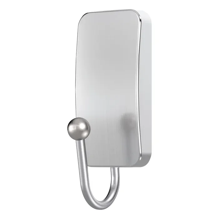 Command Bath Small Satin Nickel Hook 1 ea