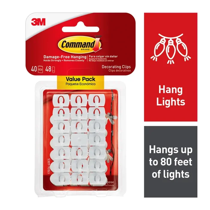 Command Decorating Clips 40-Pack