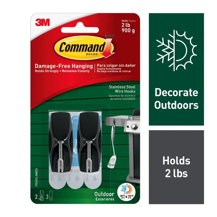 Command Medium Outdoor 2-Pack