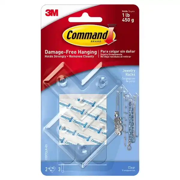 Command Modular Jewelry Rack – Clear