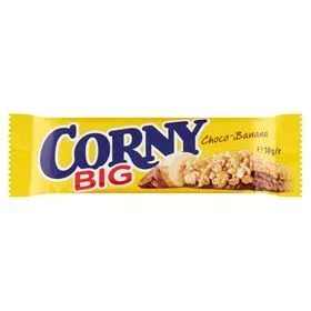 CORNY-Müsliriegel mit Milchschokolade und Bananen, 50 g, 24 Stück