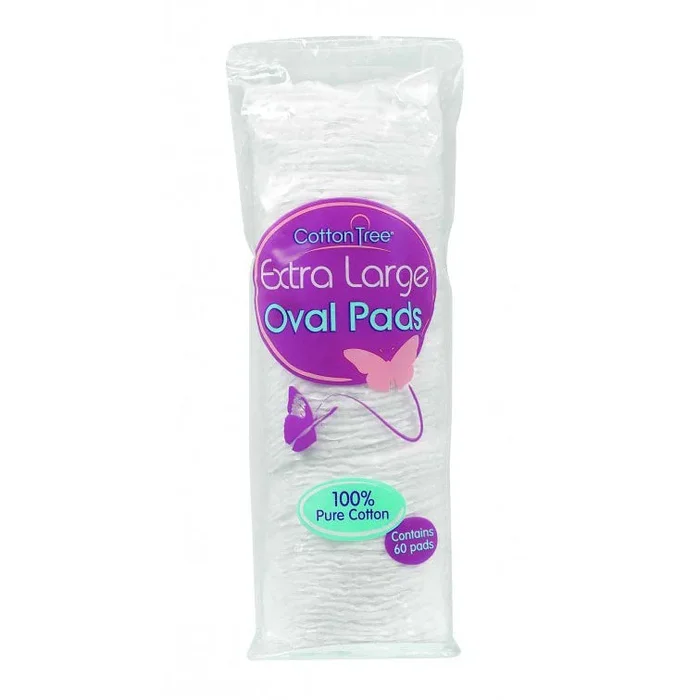 Cotton Tree Extra Large Oval Pads 60 Pack