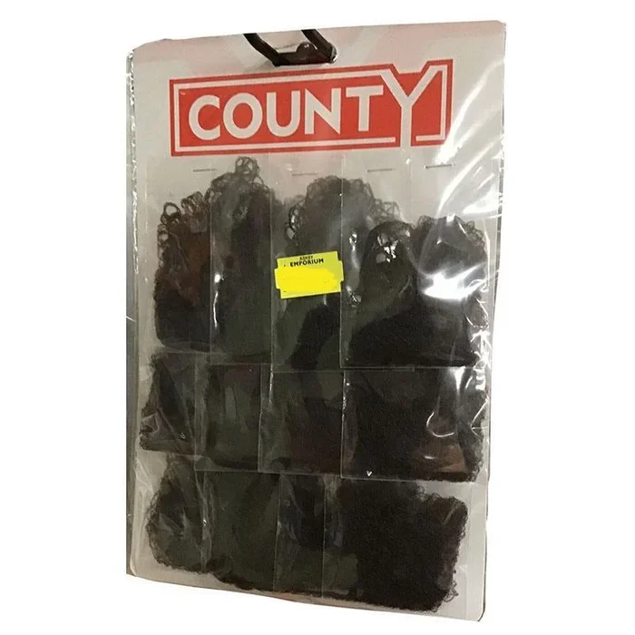 County Brown Hairnets – Sleeve of 12