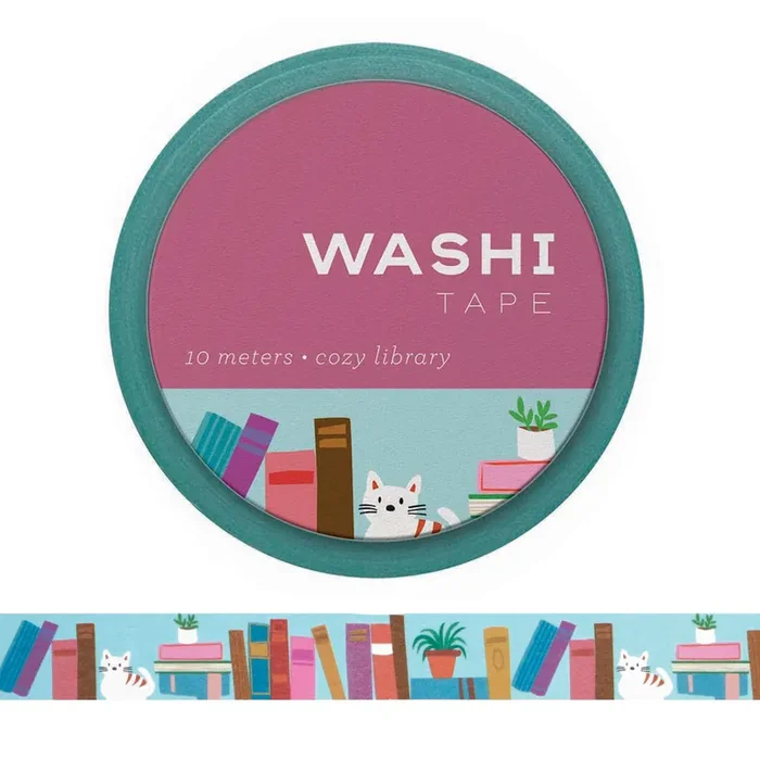 Cozy Library Washi Tape Set of 2