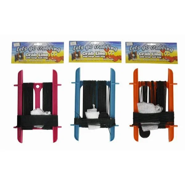 Crab Line with Bait Bag Medium