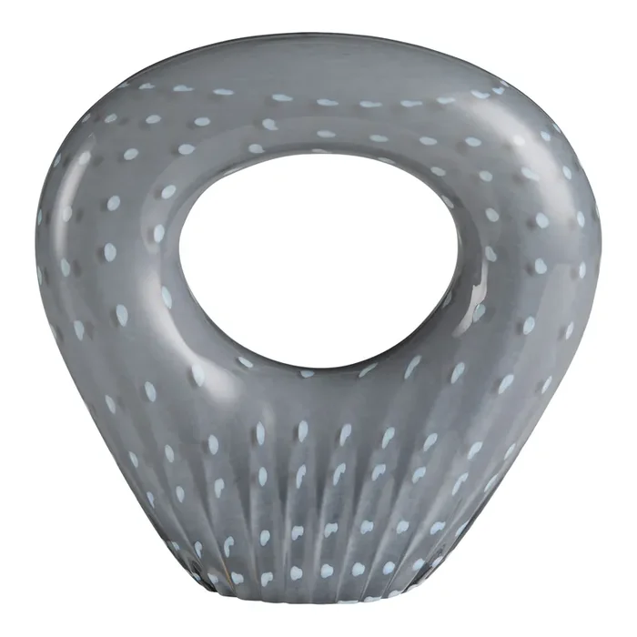 CRAFT Art Glass Loop Sculpture Decor