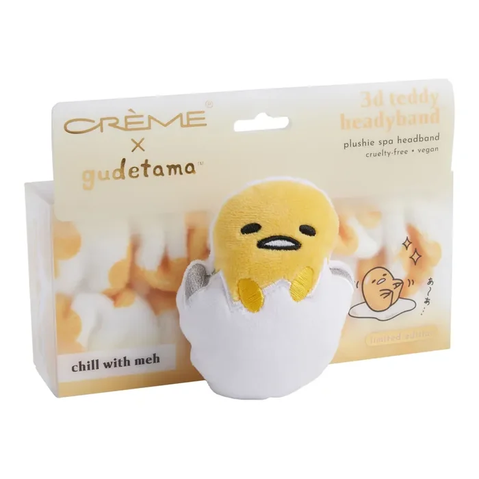 Creme Shop Gudetama Plush Spa Headband