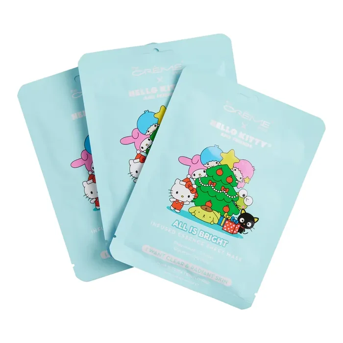 Creme Shop Hello Kitty All Is Bright Sheet Mask 3 Pack