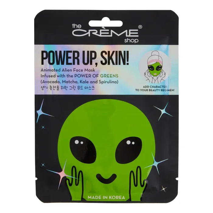 Creme Shop Power Up Alien Korean Beauty Sheet Mask