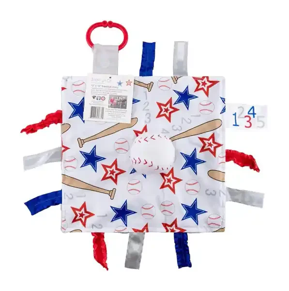 CRINKLE STROLLER 10X10 BASEBALL