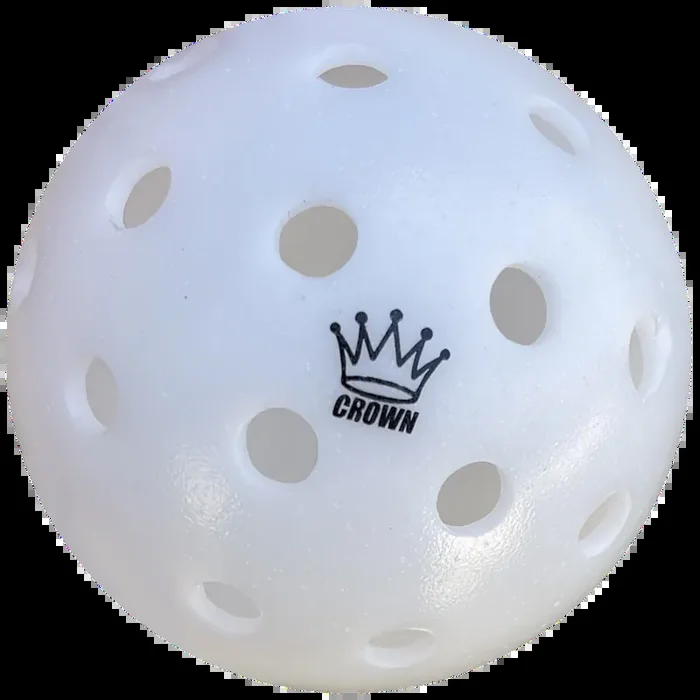 CROWN PICKLEBALL – High-Performance CONTRAST OUTDOOR Pickleballs (3-PACK COCONUT)