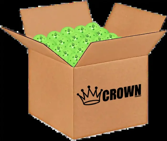 CROWN PICKLEBALL – High-Performance OUTDOOR Pickleballs (100-PACK COLD)