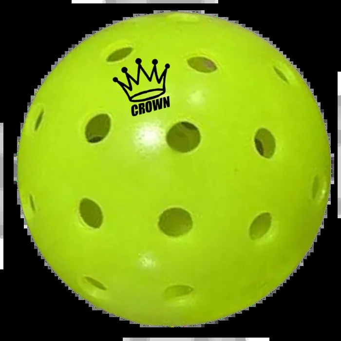 CROWN PICKLEBALL – High-Performance OUTDOOR Pickleballs (3-PACK LIME)