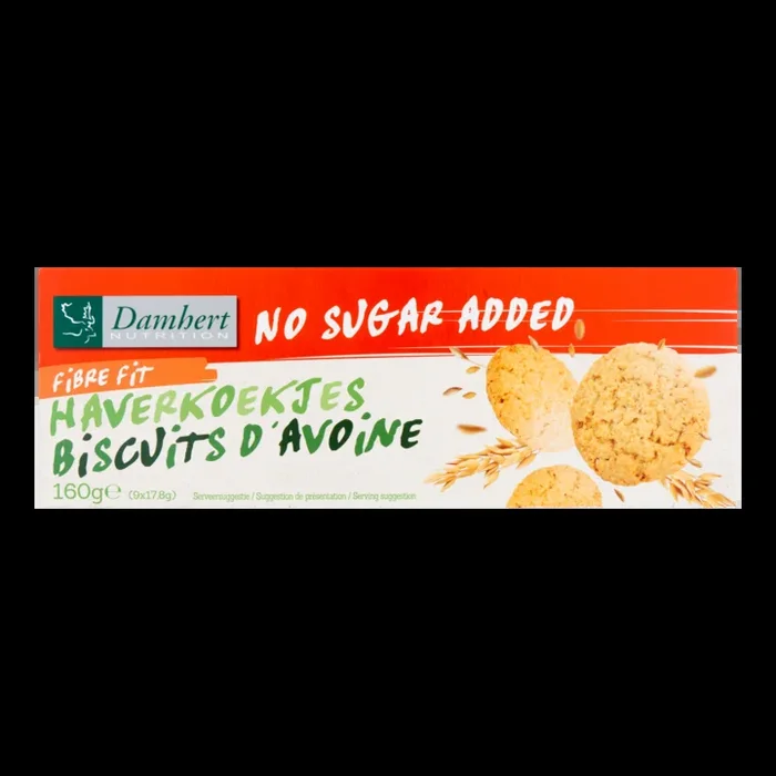 Damhert Nutrition Oat cookies fibre fit