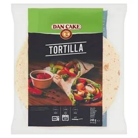 DAN CAKE TORTILLA WEIZENPFANNKUCHEN 248 G (4 X 62 G) 22 STÜCK