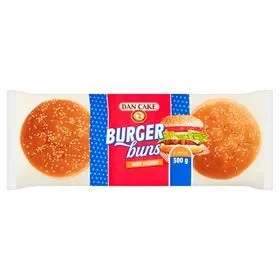 DAN CAKE WEIZEN-HAMBURGER-ROLLEN MIT SESAM 300 G (6 X 50 G) 8 STÜCK