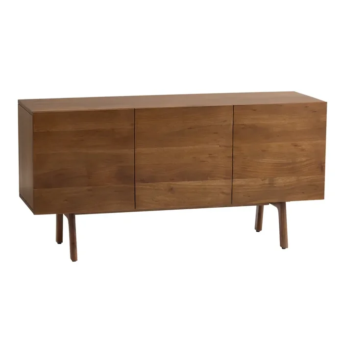 Dane Acacia Wood Mid Century Modular Media Stand 48 Inch