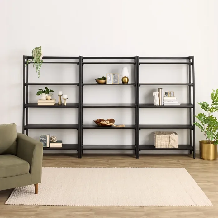 Dane Modular Bookshelf Wall System 3 Piece Set