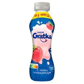 DANONE GRATKA MILCHGETRÄNK MIT ERDBEERGESCHMACK 280 G