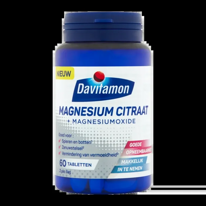 Davitamon Magnesium citraat+ magnesiumoxide tabs