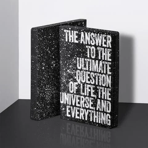 Deep Thought Large Leather Notebook