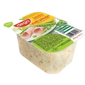 DEGA-SALAT MIT HÜHNERSATTE