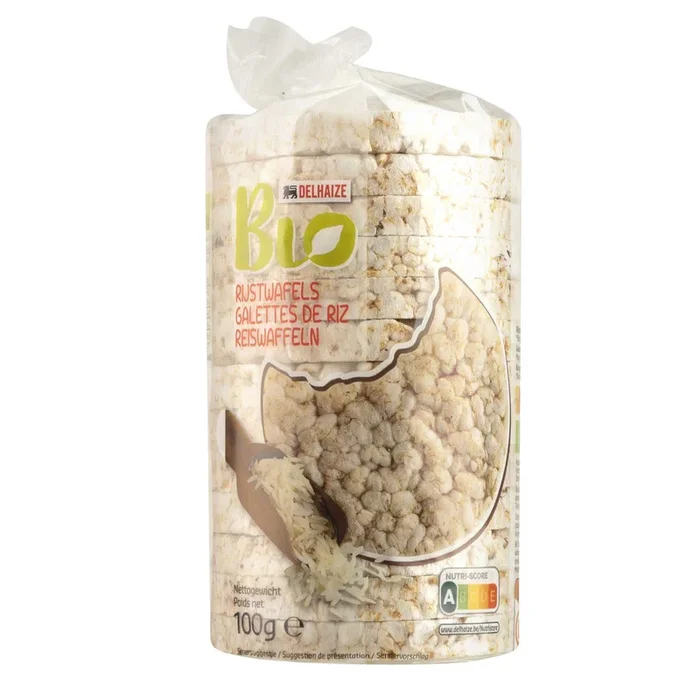 Delhaize Organic rice waffles small
