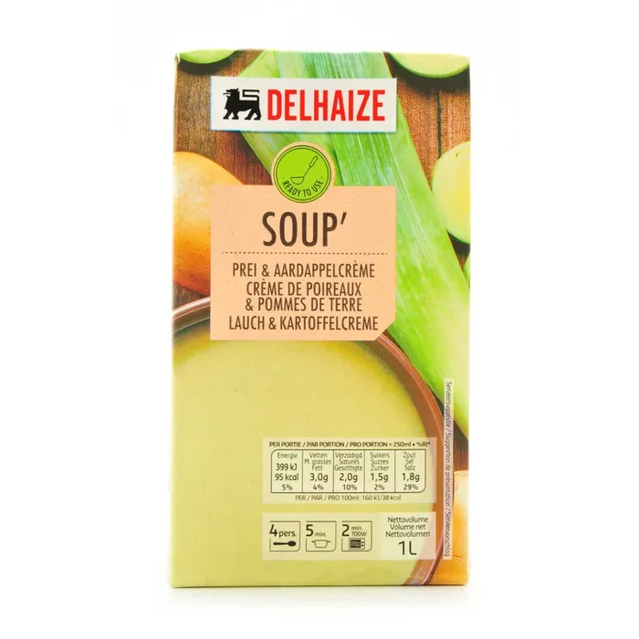 Delhaize Potato leek soup