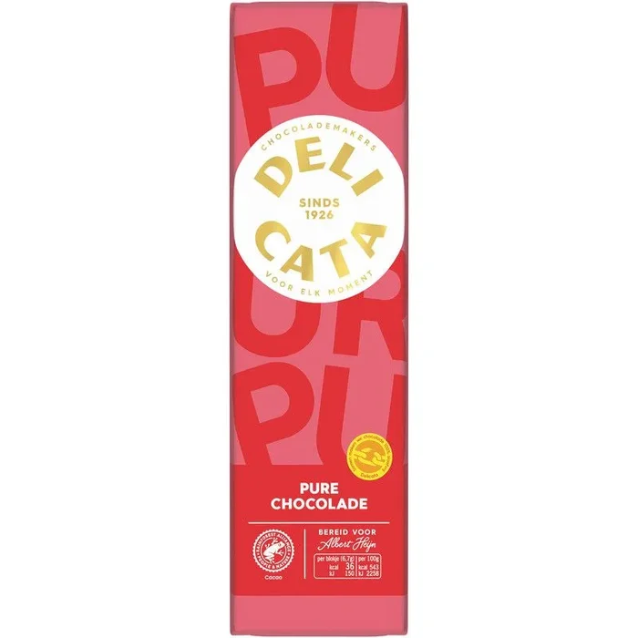 Delicata Dark chocolate tablet 85% large