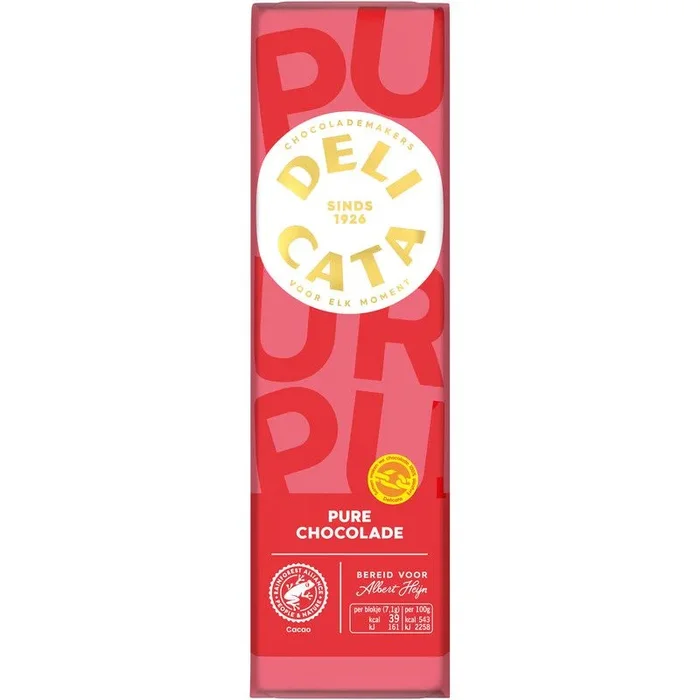 Delicata Dark chocolate tablet