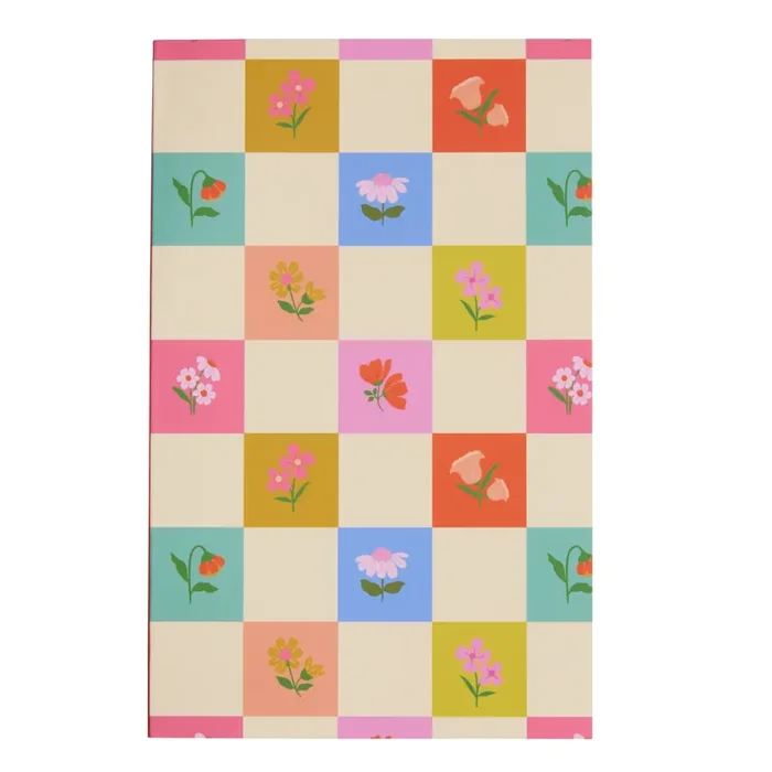 Denik Petals and Checkers Classic Layflat Journal