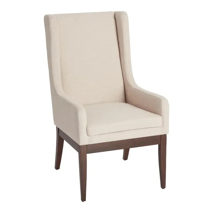 Dexter Wingback Upholstered Dining Armchair