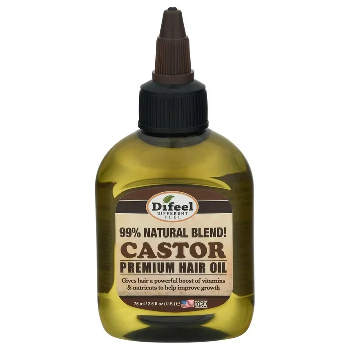 Difeel Castor Premium Hair Oil 2.5 fl oz