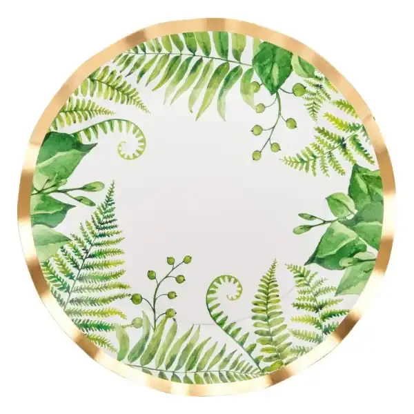 DINNER PLATE FERN & FOLIAGE