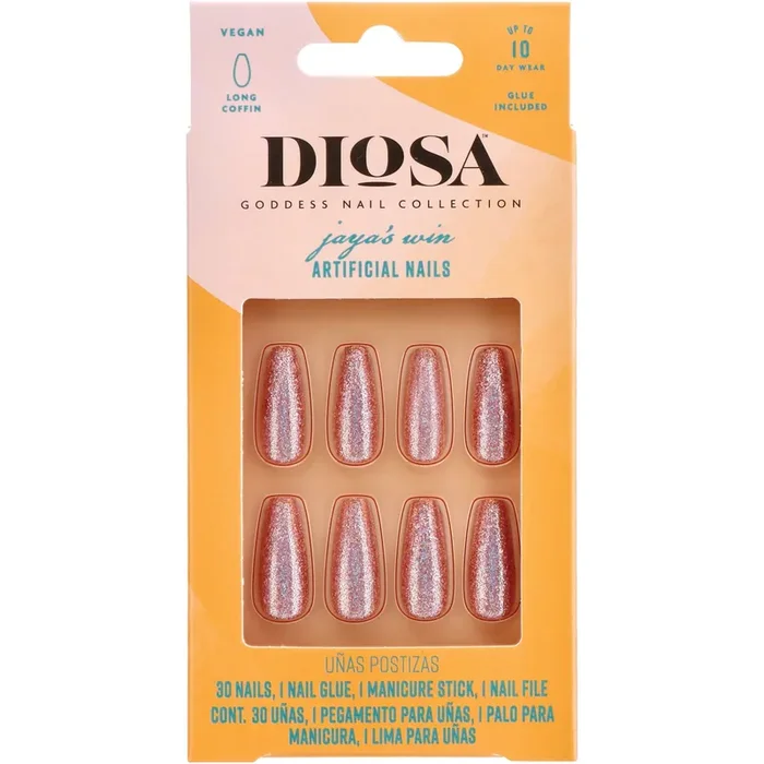 Diosa Jaya‘s Win Artificial Nails – Holographic Glitter