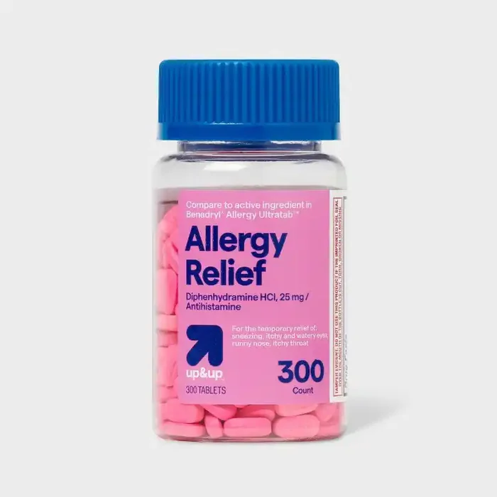Diphenhydramine HCI Allergy Relief Tablets – 300ct – up&up™
