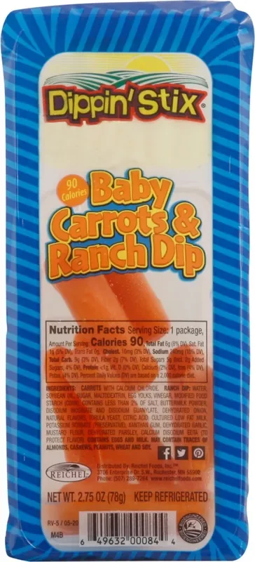 Dippin‘Stix Dippin‘ Stix Baby Carrots & Ranch Dip, 2.75oz