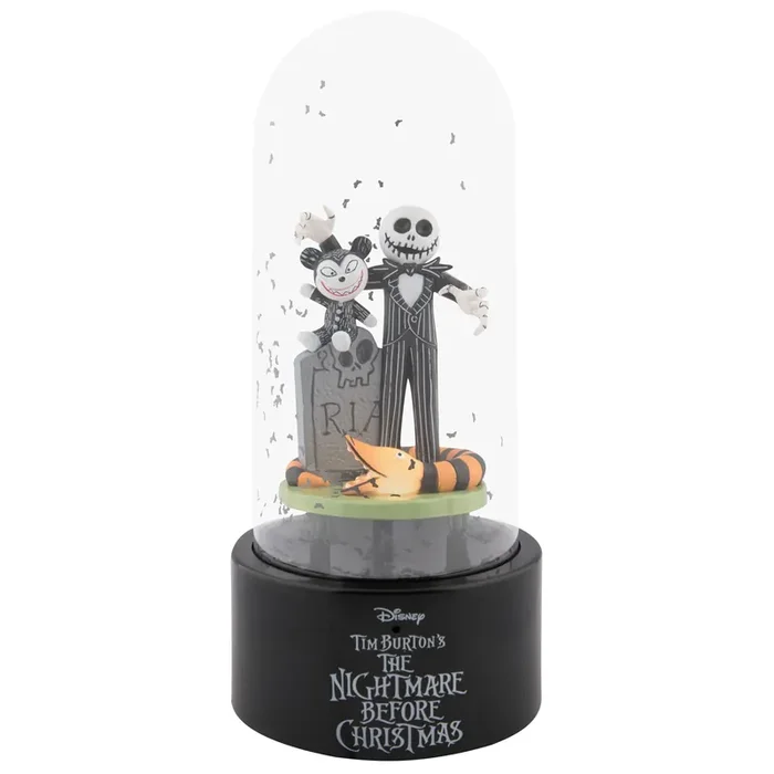 Disney 10.5-in Licensed Battery Operated Lighted Tabletop The Nightmare Before Christmas Cloche