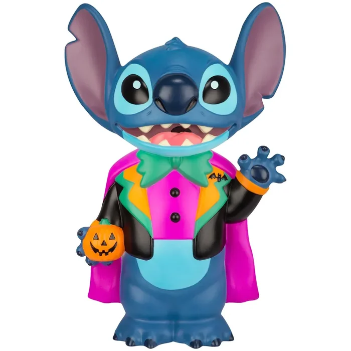 Disney 2-ft Disney Lighted Stitch Happy Halloween Blow Mold