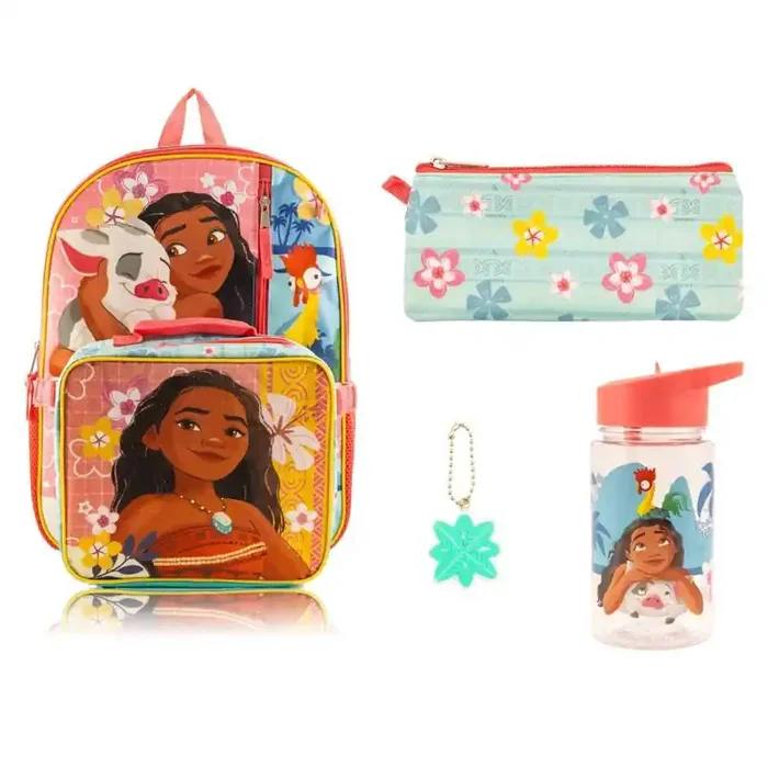 Disney 2L 16‘‘ 5pc Kids‘ Lunch Set with Backpack – Orange