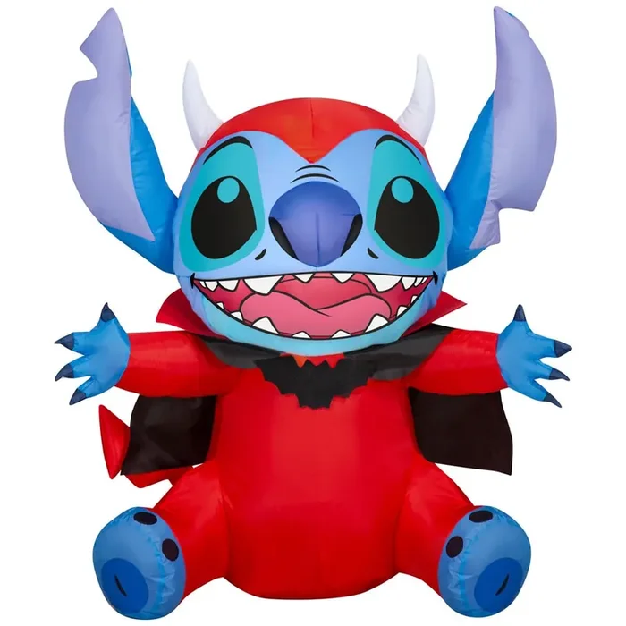 Disney 3-ft Stitch in Devil Costume Inflatable
