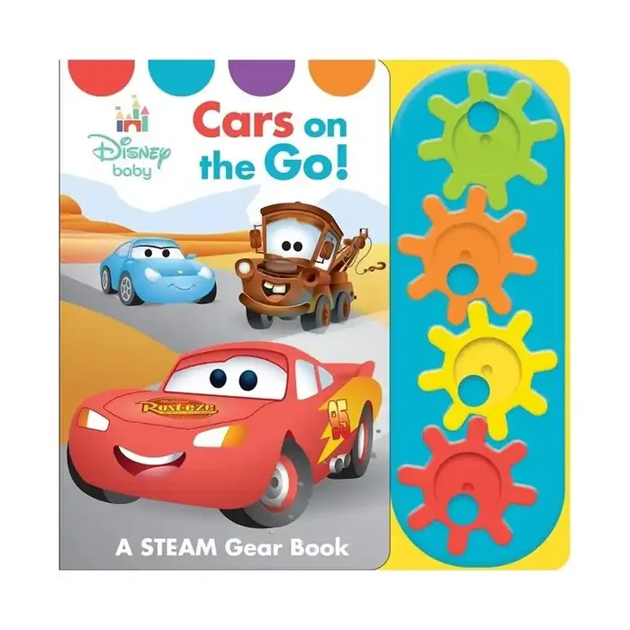 Disney Baby Cars on the Go! – (Play-A-Sound) (Board Book)