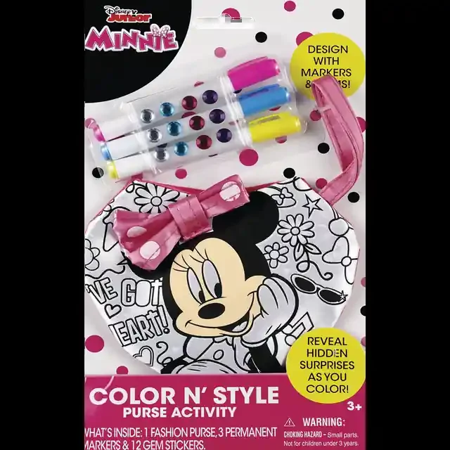 Disney Color N‘ Style Purse Activity, Assorted Characters