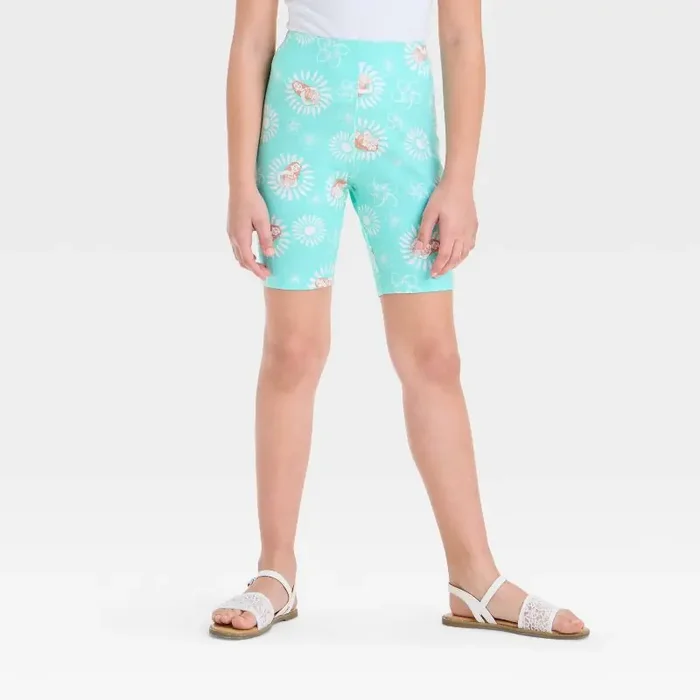Disney Girls‘ Moana Bike Shorts – Green S