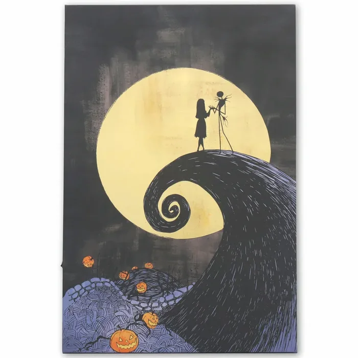 Disney Jack & Sally LED Canvas Decor