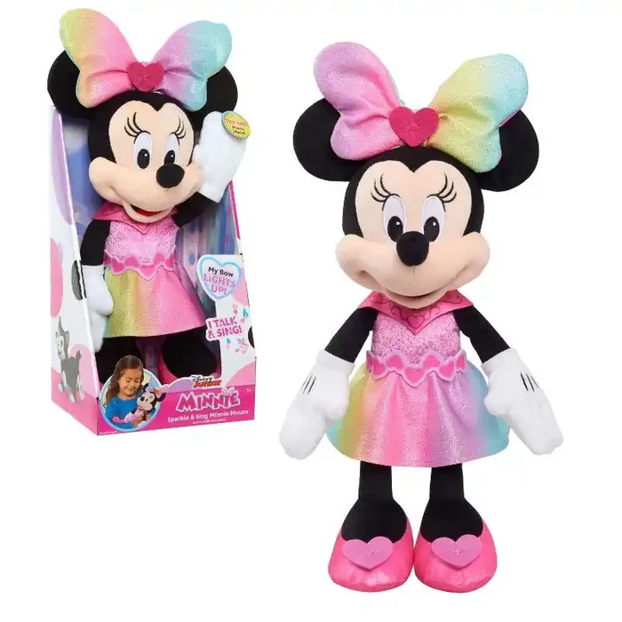 Disney Junior Sparkle & Sing Minnie Mouse Plush