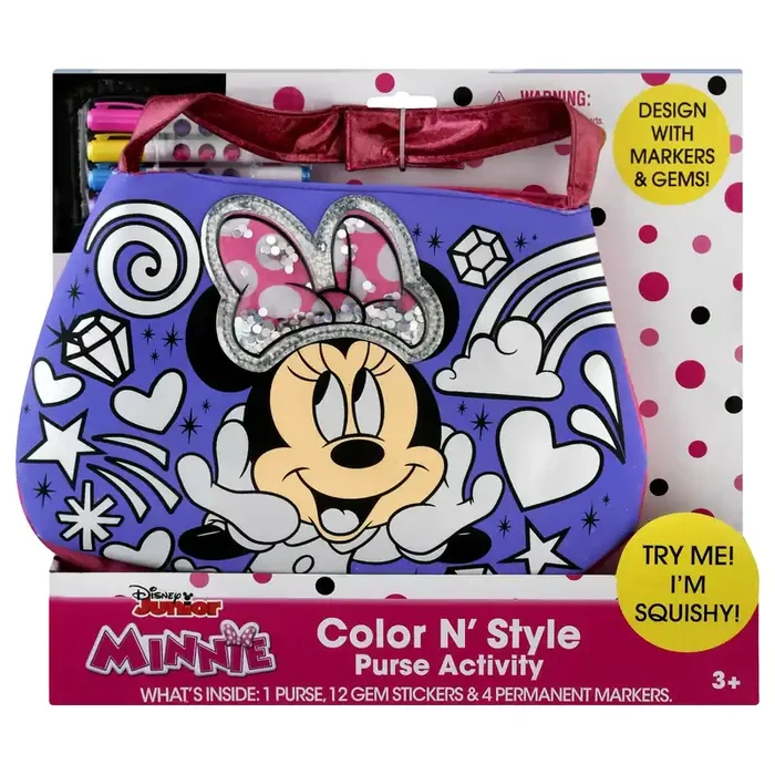 Disney Tara Toy Princess Color ‘n Style Large Purse Activity