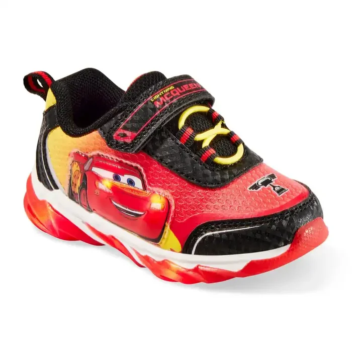 Disney Toddler Boys‘ Car Athletic Shoe, Red/Yellow, Size 11